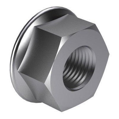 Nakrętki sześciokątne z kołnierzem DIN 6923 A2 - 10 szt.